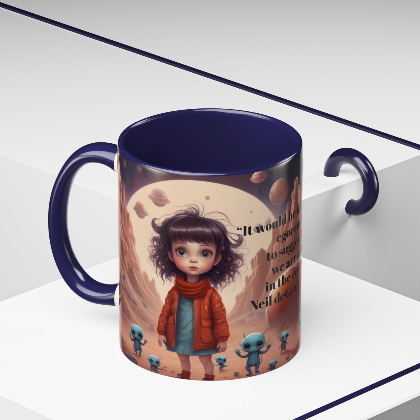 Found in space- Alien Coffee Mug, 11oz