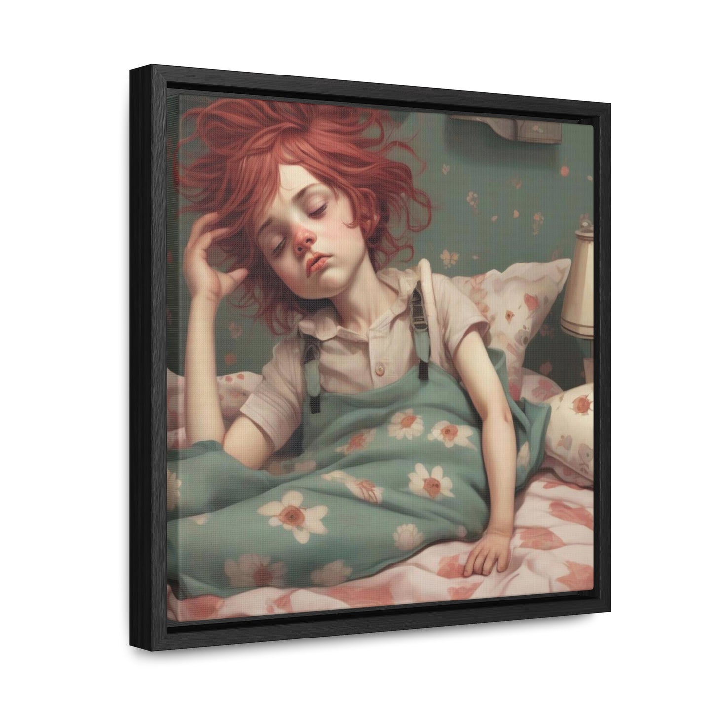 Falling Asleep (Gallery Canvas Wraps, Square Frame)