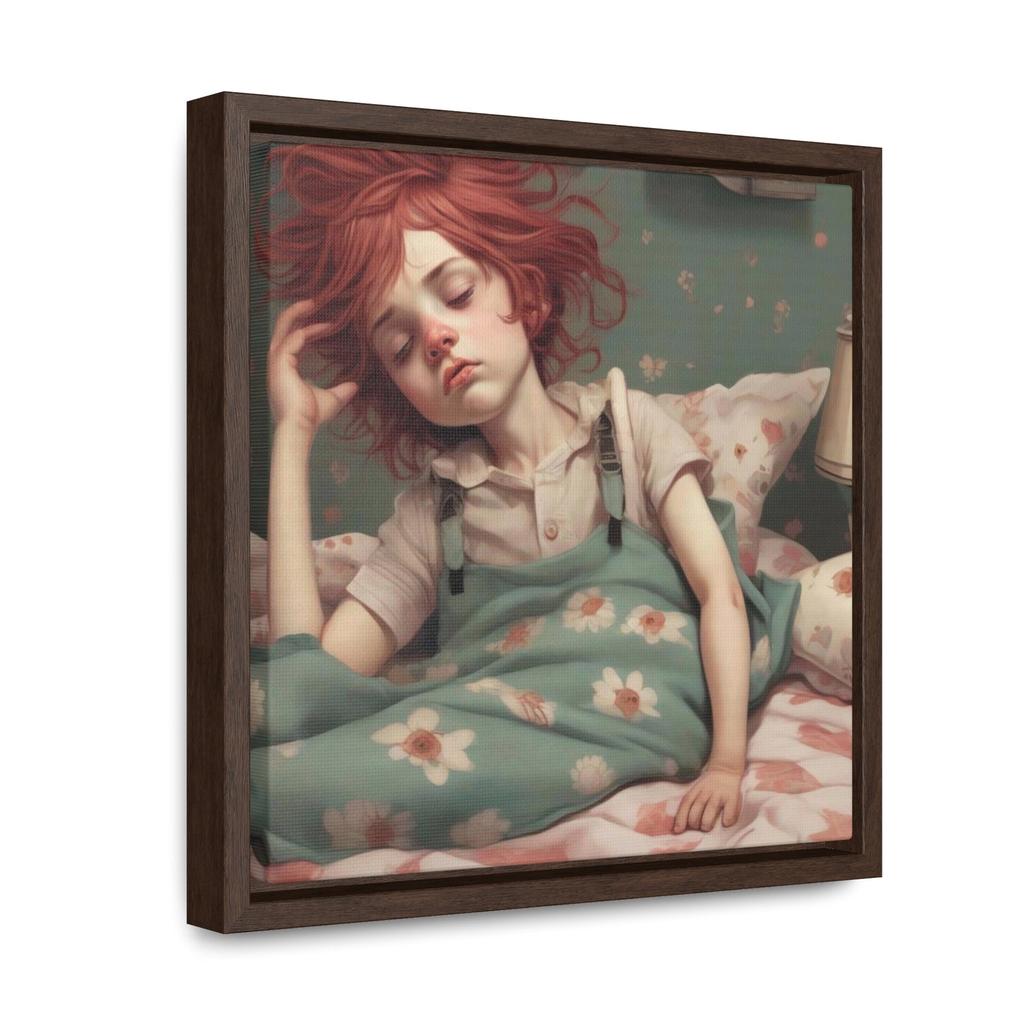 Falling Asleep (Gallery Canvas Wraps, Square Frame)