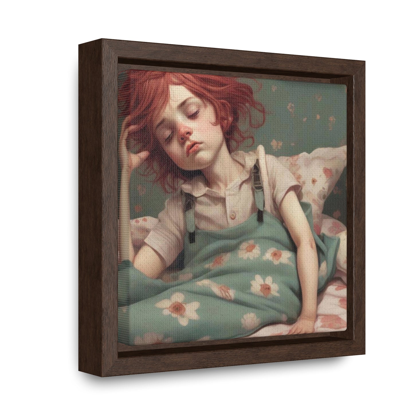 Falling Asleep (Gallery Canvas Wraps, Square Frame)