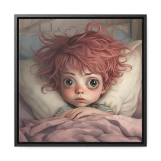 Can't Sleep (Gallery Canvas Wraps, Square Frame)