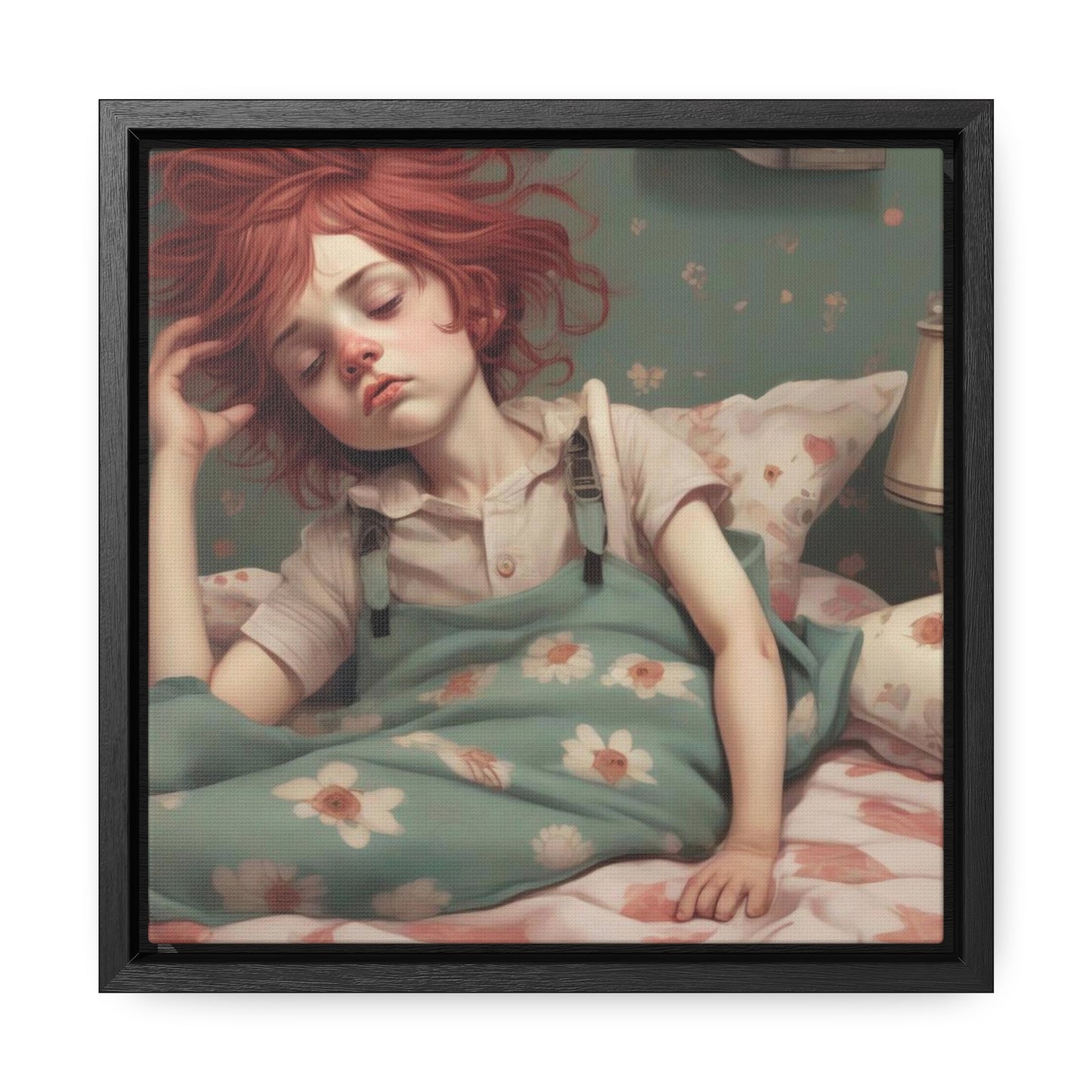 Falling Asleep (Gallery Canvas Wraps, Square Frame)