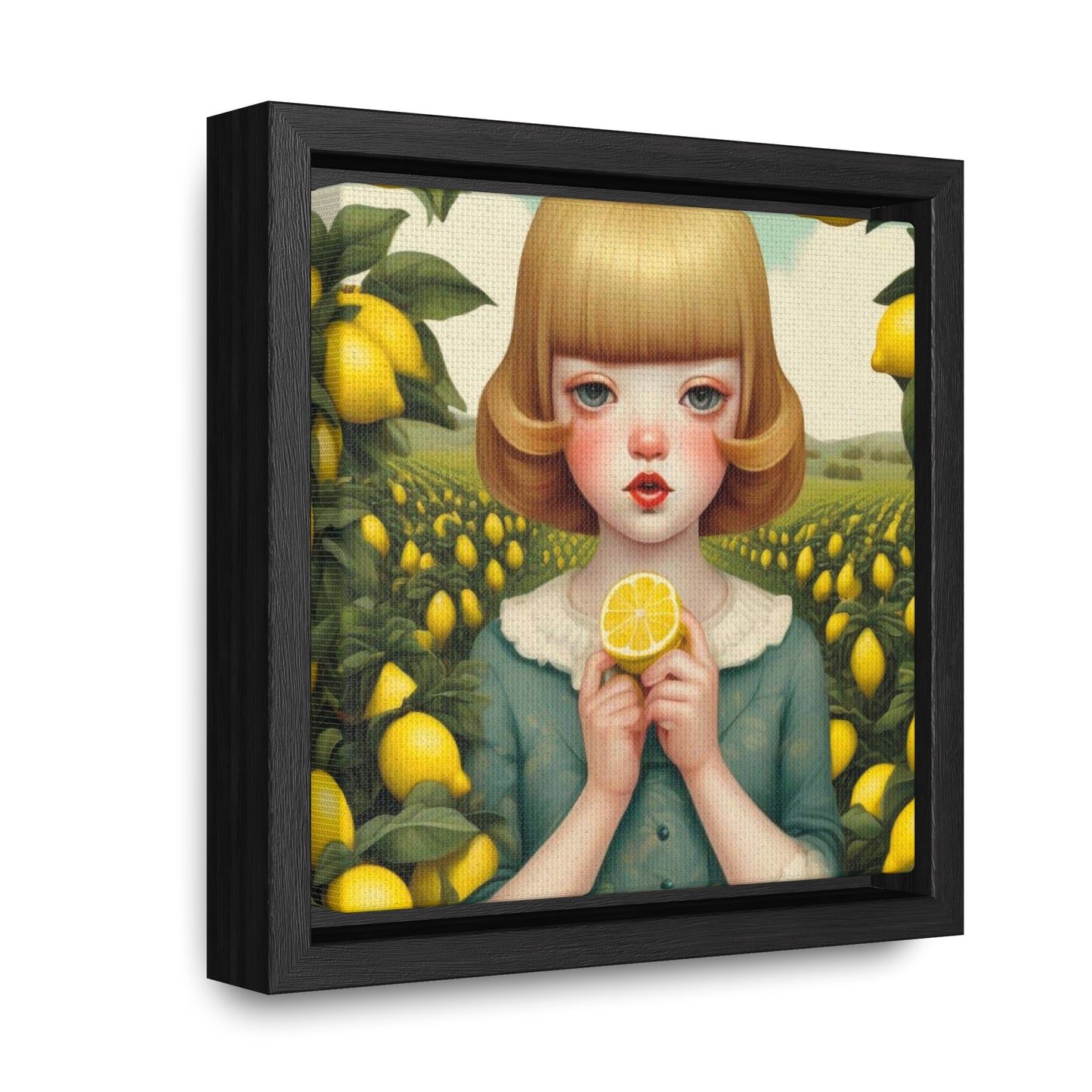 Love of Lemons (Gallery Canvas Wraps, Square Frame)