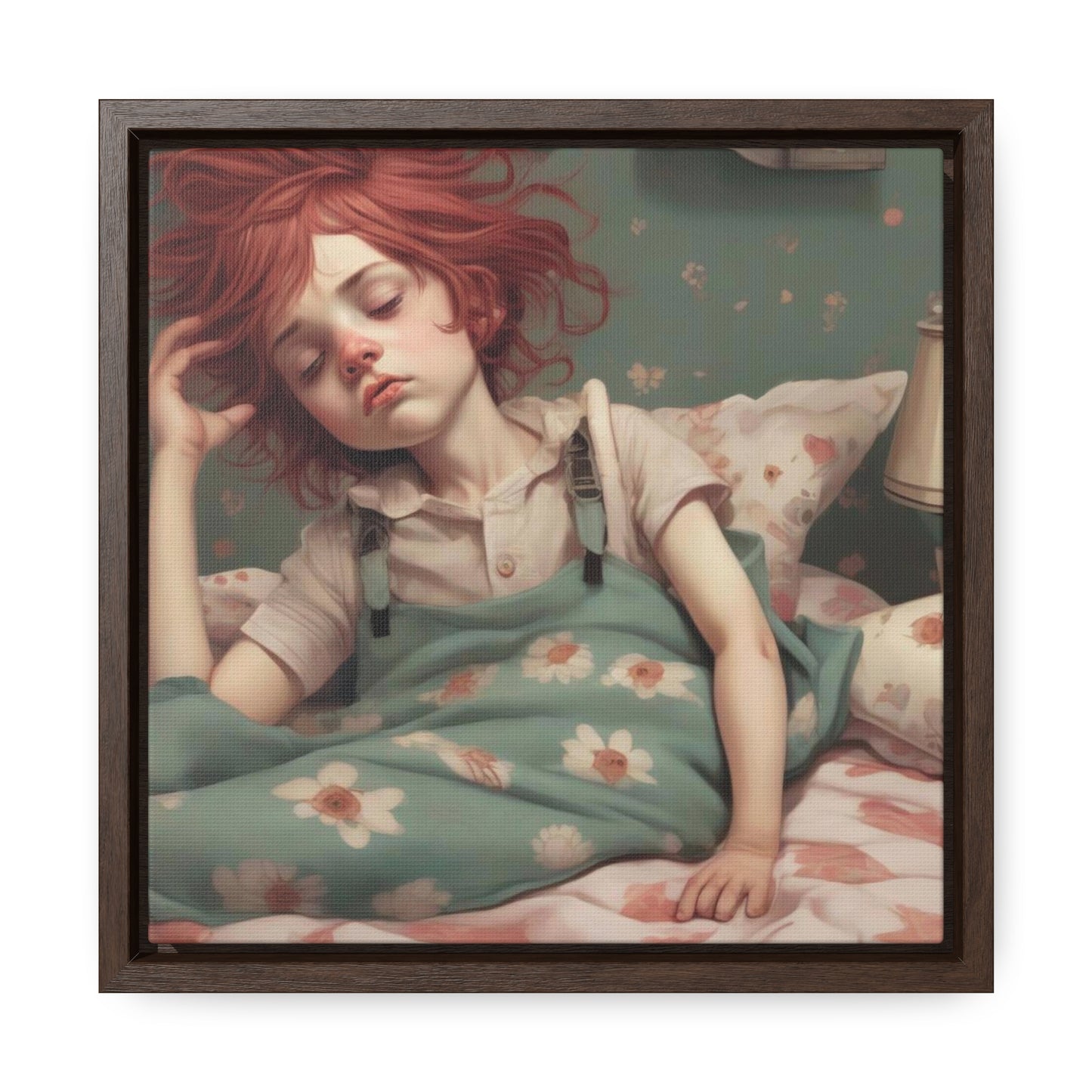 Falling Asleep (Gallery Canvas Wraps, Square Frame)