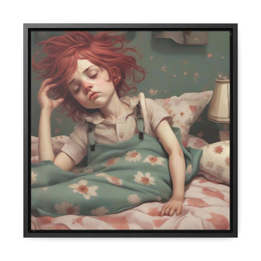 Falling Asleep (Gallery Canvas Wraps, Square Frame)