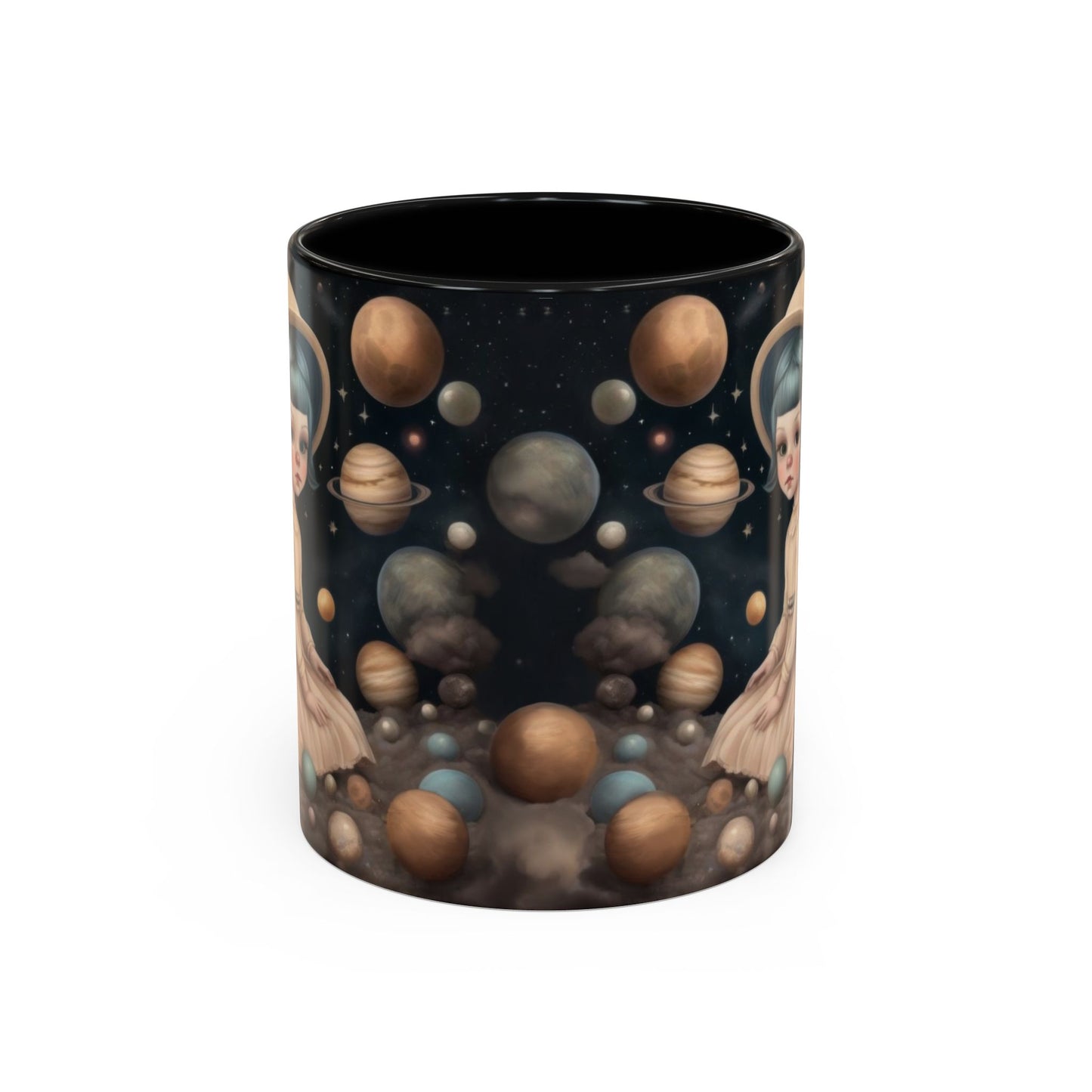 Planet collector-Accent Coffee Mug, 11oz