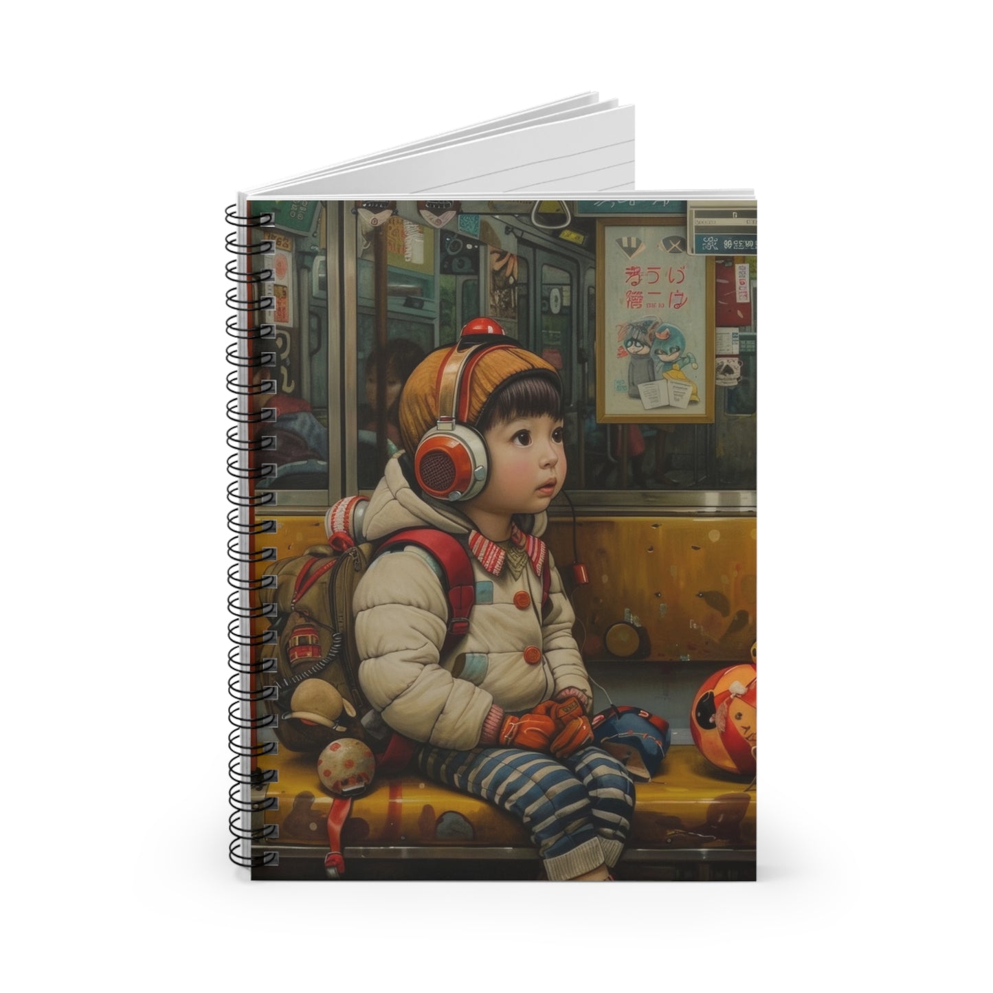 Taking a moment. Spiral Notebook - Ruled Line