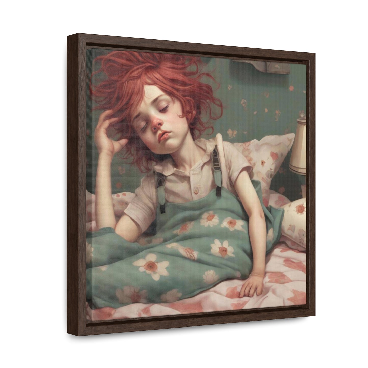 Falling Asleep (Gallery Canvas Wraps, Square Frame)