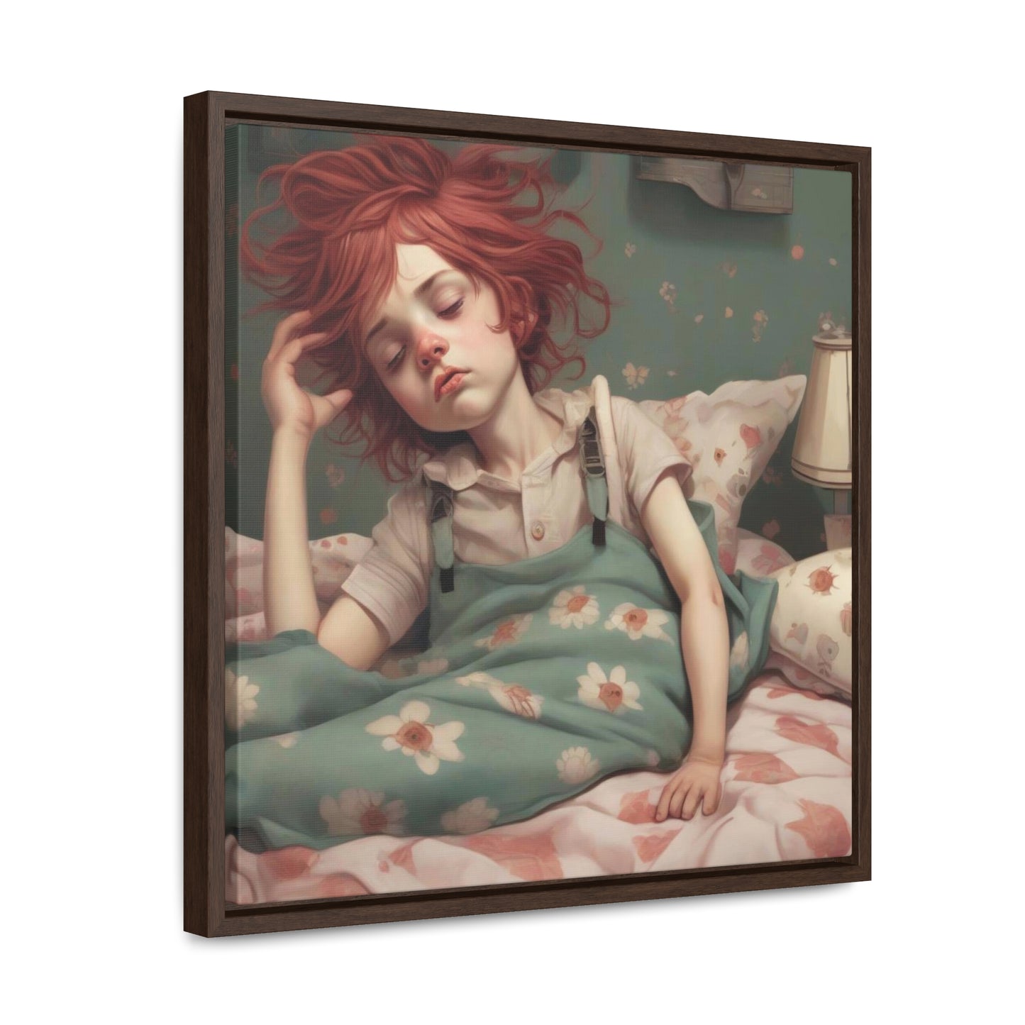 Falling Asleep (Gallery Canvas Wraps, Square Frame)