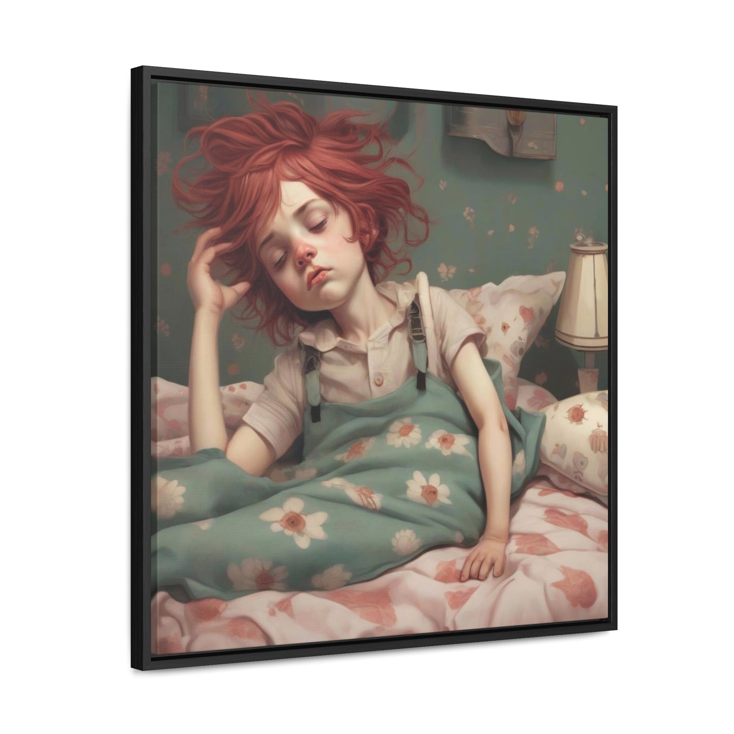 Falling Asleep (Gallery Canvas Wraps, Square Frame)